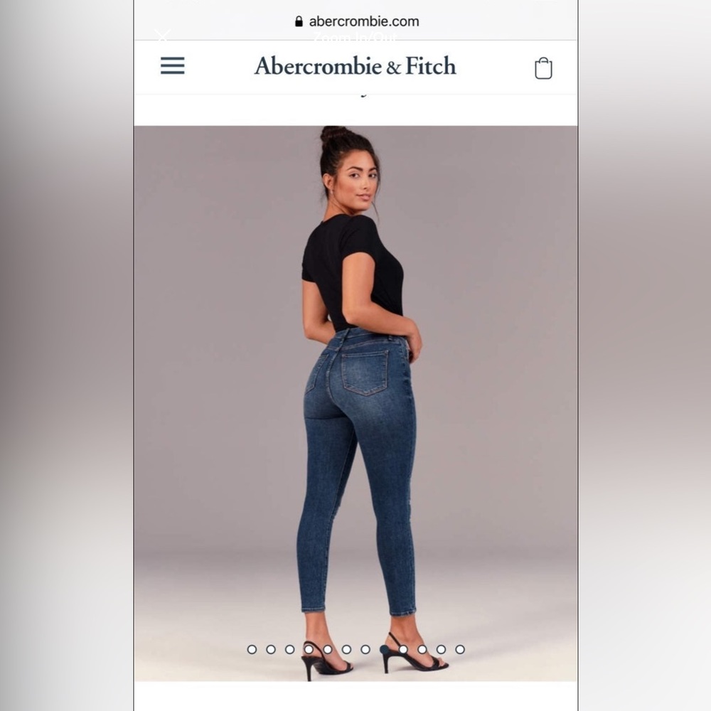 Abercrombie Curve Love skinny jeans